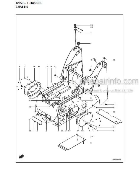 gehl r150 service parts